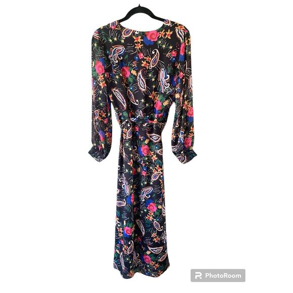 LA FEE MARABOUTEE Dress Womens Size EU 38 Bohemian Prairie Peasant Multicolr - Picture 5 of 14